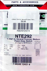 NTE292 T-PNP, Si, General Purpose, Medium Power Amp, Switch NTE