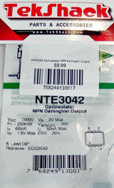 NTE3042 Optoisolator NPN Darlington Output NTE