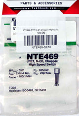 NTE469 JFET, N-CH, Chopper/ High Speed Switch NTE