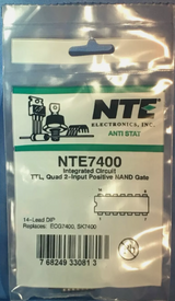 NTE7400 - Integrated Circuit TTL, Quad 2-Input Positive NAND Gate NTE