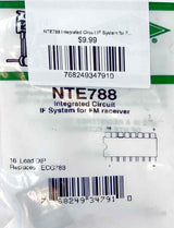 NTE788 Integrated Circuit IF System for FM reciever NTE