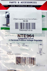 NTE964 Integrated Circuit 3-Terminal Positive Voltage Regulator NTE