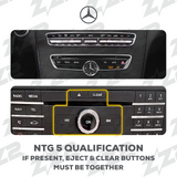 10.25" DIZZPLAY for MB E Class Coupe (C207/A207) 2016 equipped with the NTG5 - LHD. ZZ2