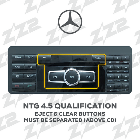 10.25" DIZZPLAY for MB A/CLA/GLA Class (W176/X156/C117) 2012-2015 equipped with the NTG45 - UHD. ZZ2
