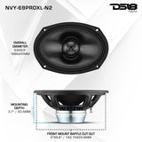 6x9” Neodymium Midrange Loudspeaker | 400-Ohm 2-Ohm