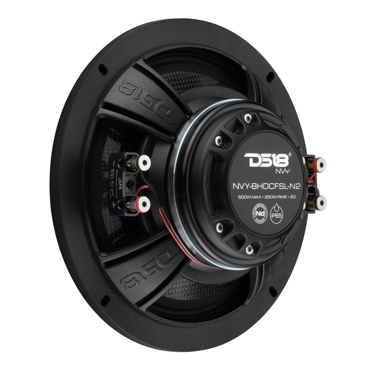 8” Slim Hybrid Loudspeakers with Compression Driver, Carbon Fiber Cone and Neodymium Magnet | 250W RMS 2-Ohm