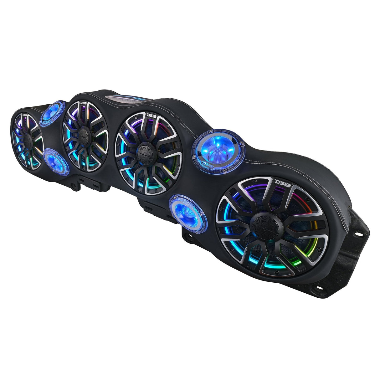 Jeep JL/JLU/JT Loaded Sound Bar - 4x 8” NVY-M8 Speakers, 4x PRO-TW4LD Tweeters & LED Lighting