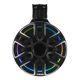 8” Marine Short Tower Speaker With Neodymium Magnet, Kevlar Cone, Compression Driver And Digital LED Lights | 200W RMS 4-Ohm
