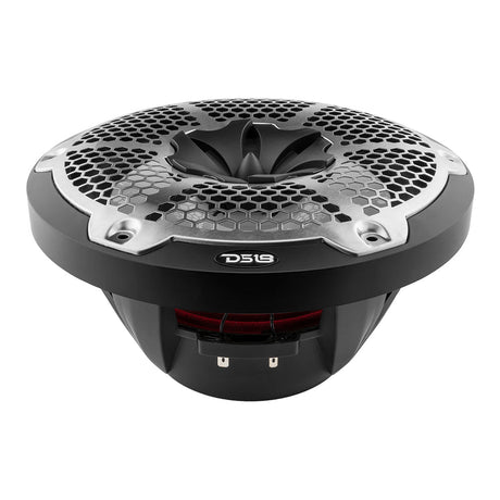 NXL 10" 2-Way Coaxial Marine Speaker With LED RGB Lights 200 Watts Rms 4-Ohm