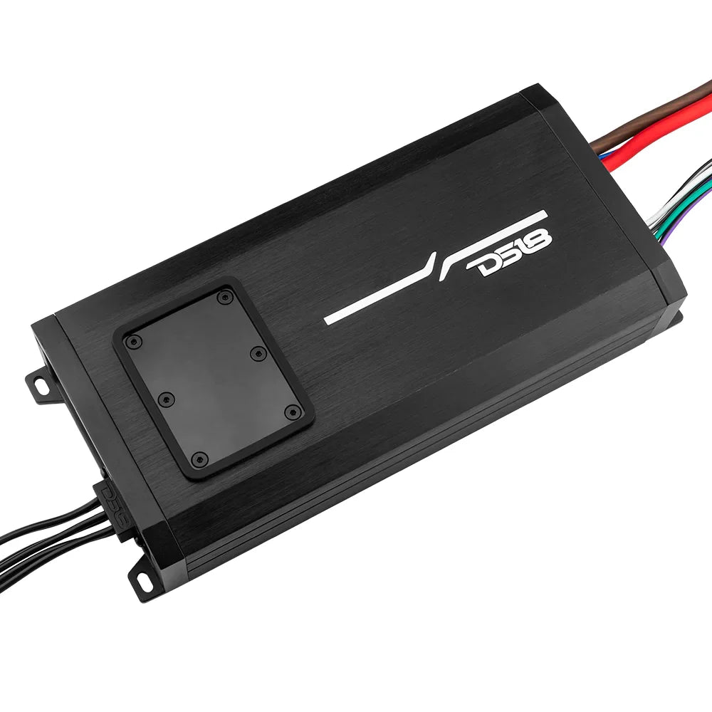 DS18 NXL-X600.4D NXL 4-Channel Full-Range Class D IP67 Marine and Powersports Amplifier 4 x 150 Watts Rms @ 4-Ohm DS18