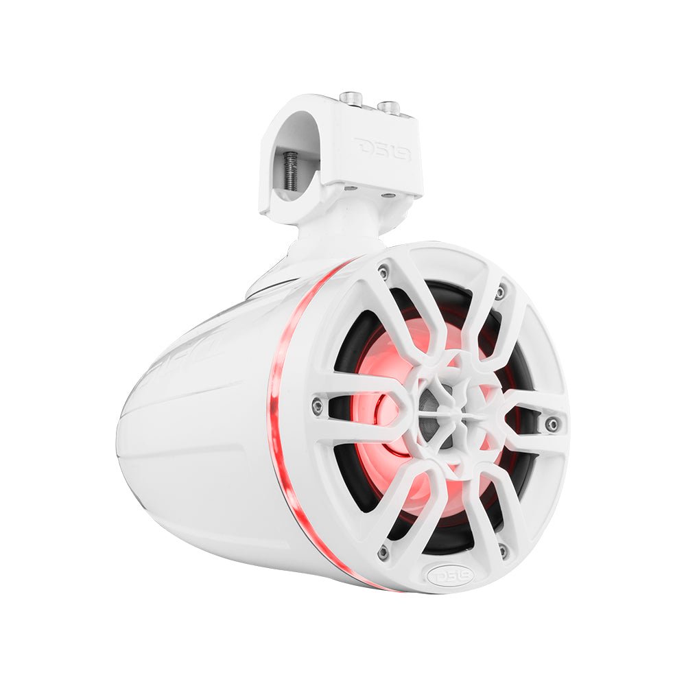 NXL 6.5" Marine and Powersports Towers LED RGB Lights 100 Watts Rms - White