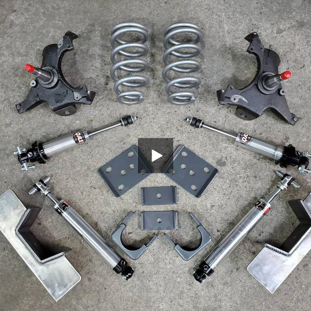 1988-1998 Silverado 4/6 QA1 Coil Over Drop Kit