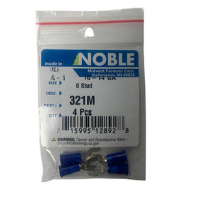 Noble Terminal Spade Vinyl #6 – 16-14GA (4-Pack) #321M Noble