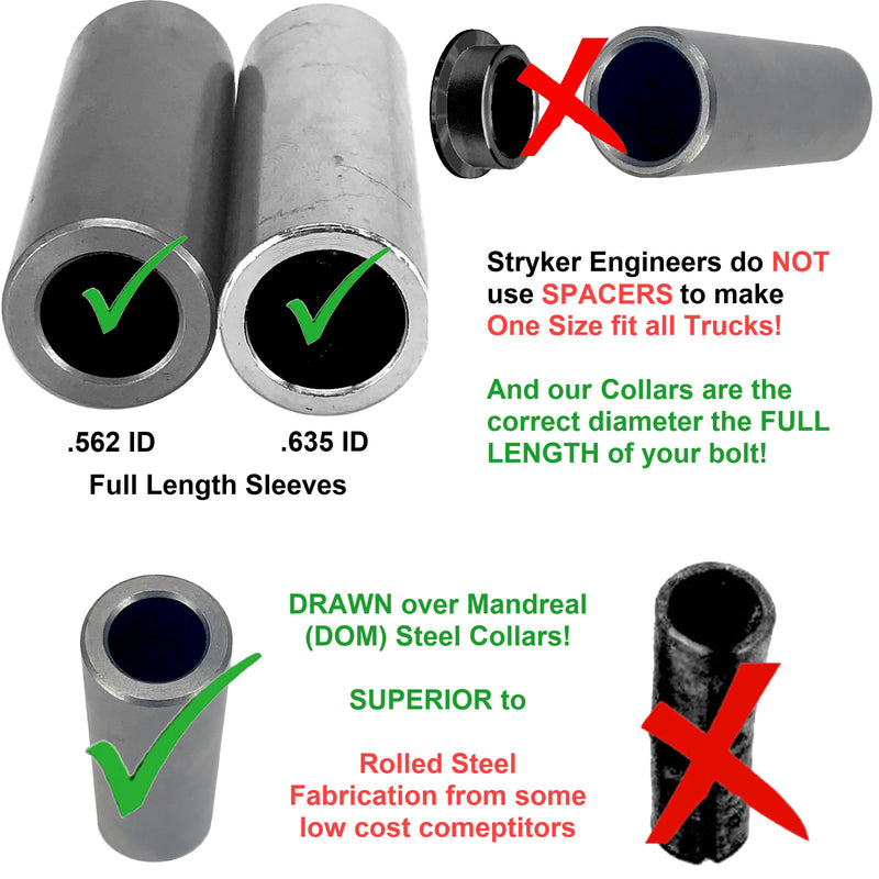 1994 - 2013 Dodge Ram 1500/2500/3500 DOM Control Arms for Stock to 7" Lift Height Trucks