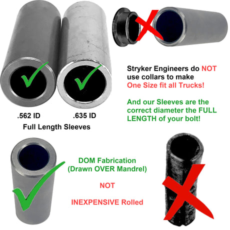 2014 - 2026 Dodge Ram 2500 ADJUSTABLE DOM REAR Control Arms for 0" to 10" Lift Stryker Off Road Design