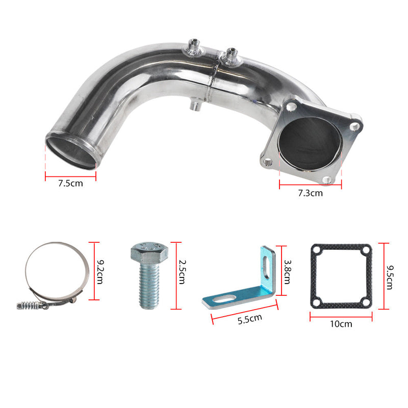 TruckTok 1994-1998 5.9L 12V Dodge Cummins Diesel 3" Air Intake Elbow Charge Pipe Generic