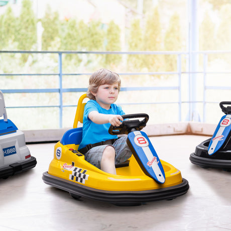 360° Rotating Electric Bumper Car for Kids - Fun Ride On Toy with 6V Battery