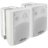 4” 2-Way Indoor/Outdoor Weatherproof Loudspeaker (ODP-423WH), Sold in pairs Audiopipe