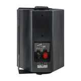 4” 2-Way Indoor/Outdoor Weatherproof Loudspeaker (ODP-470T-BLK), Sold in pairs Audiopipe