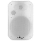 6.5” 2-Way Indoor/Outdoor Weatherproof Loudspeaker (ODP-653 WHT), Sold in pairs Audiopipe