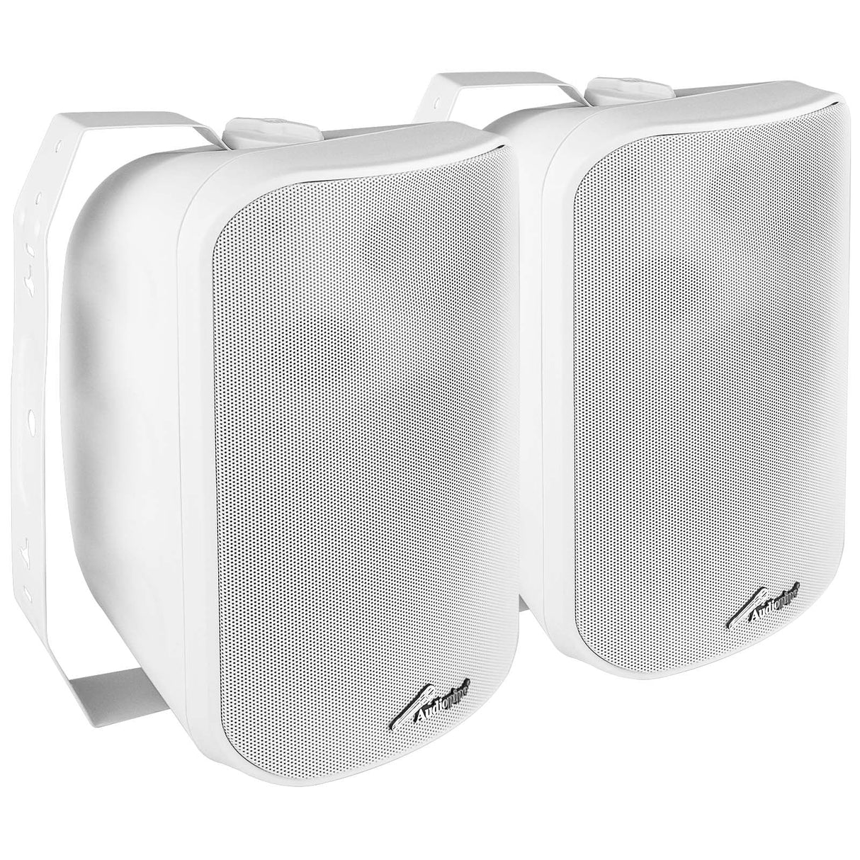 6.5” 2-Way Indoor/Outdoor Weatherproof Loudspeaker (ODP-653 WHT), Sold in pairs Audiopipe