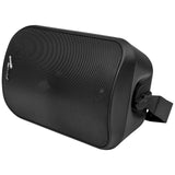 6.5” 2-Way Weatherproof Professional Monitor Speaker (ODP-670T-BLK), Sold individually Audiopipe