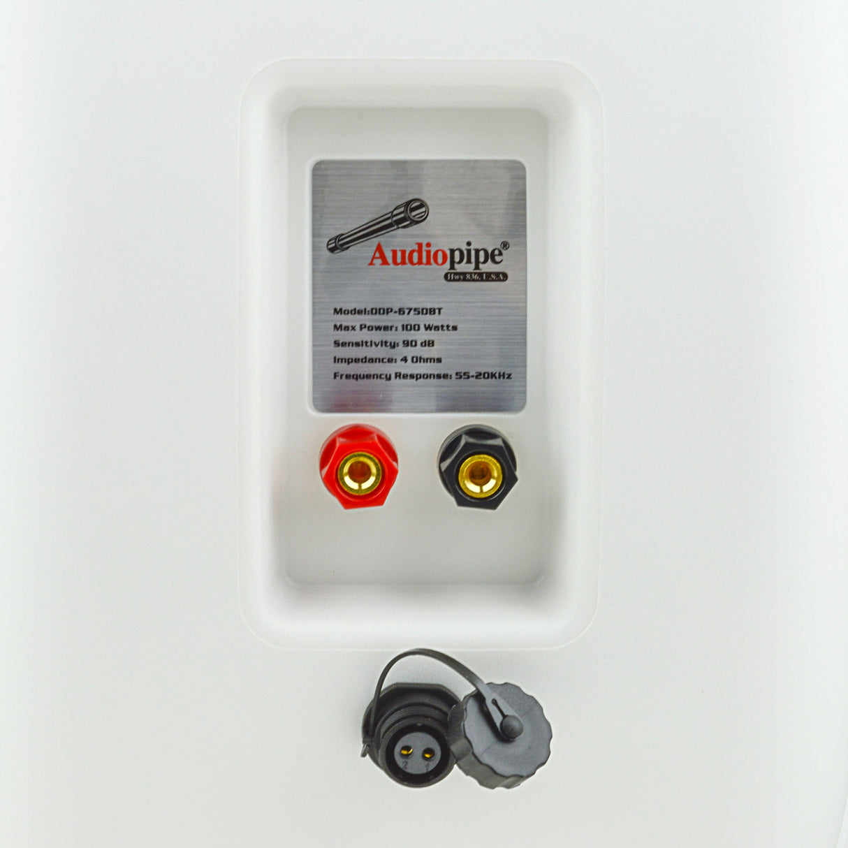6.5” 2-Way Indoor/Outdoor Weatherproof Loudspeaker (ODP-675DBT), Sold in pairs Audiopipe