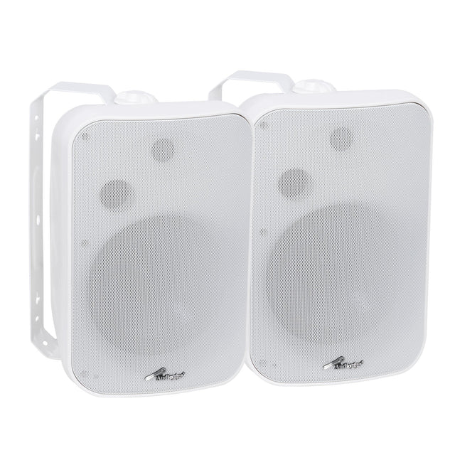 8” 2-Way Indoor/Outdoor Weatherproof Loudspeaker (ODP-855 WHT) Audiopipe