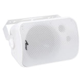 8” 2-Way Indoor/Outdoor Weatherproof Loudspeaker (ODP-855 WHT) Audiopipe