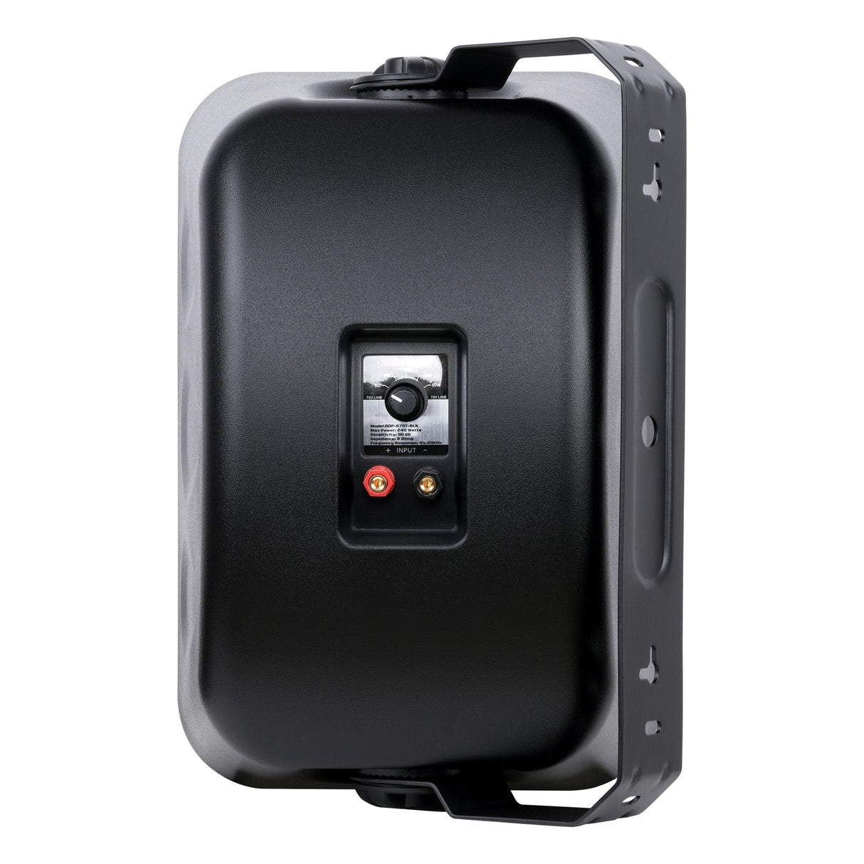 8” 2-Way Weatherproof Professional Monitor Speaker (ODP-870T-BLK), Sold individually Audiopipe