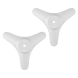 ABS Table-top Indoor/Outdoor Speaker Stand (ODP-BASE1-WHT), Sold in pairs Audiopipe