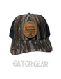 OG Realtree/Black Leather Boat Patch Gatortail