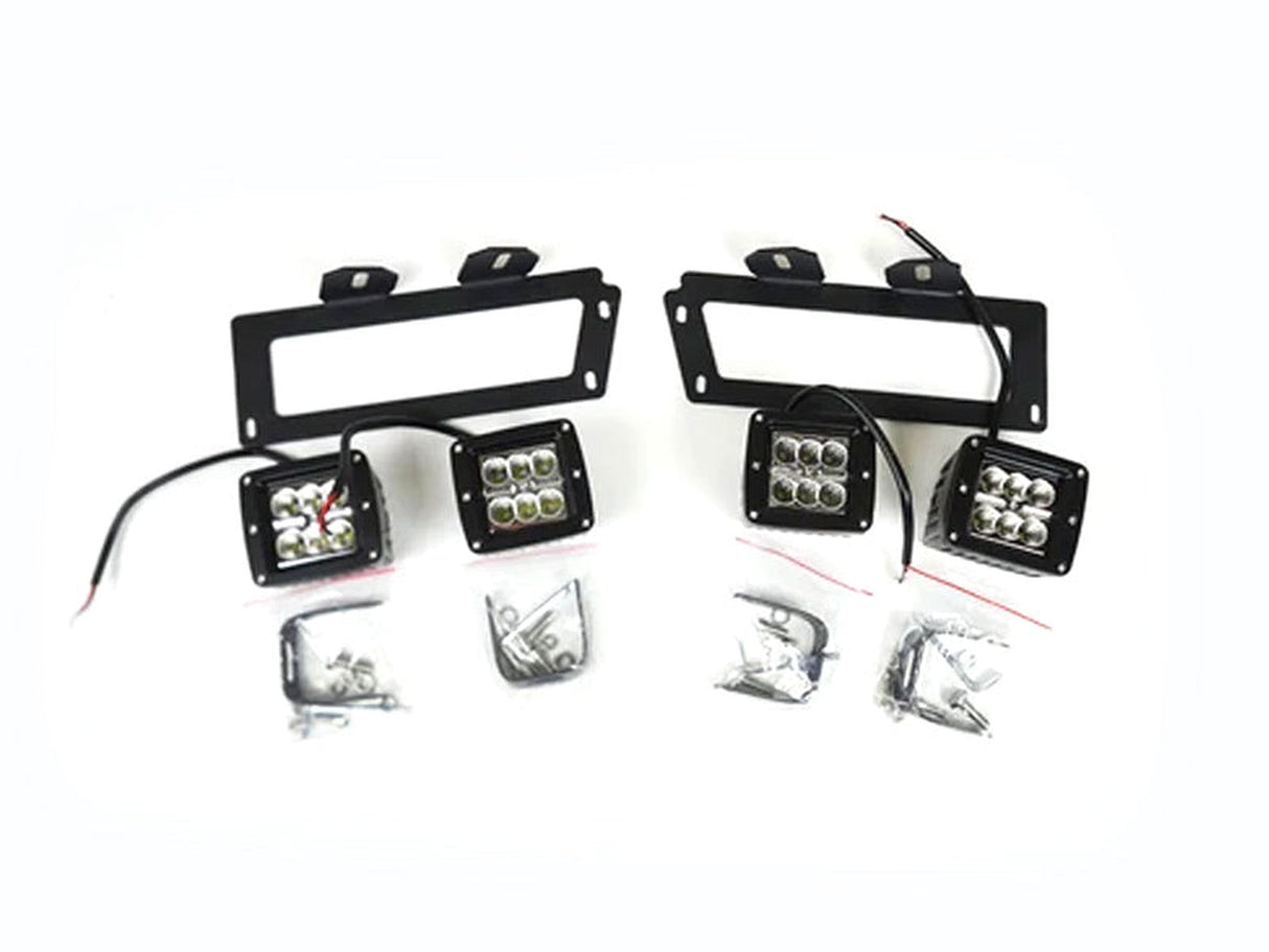 Overkill Fab, Dodge 4th Gen Cube LED Fog Light Conversion, 1994-2018 Dodge Ram 5.9L/6.7L Cummins Overkill Fab