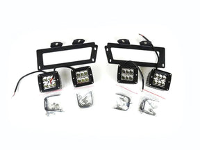 Overkill Fab, Dodge 4th Gen Cube LED Fog Light Conversion, 1994-2018 Dodge Ram 5.9L/6.7L Cummins Overkill Fab