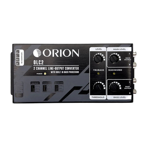 Orion OLC2 2-Channel Line Out Converter With Bass Processor Orion
