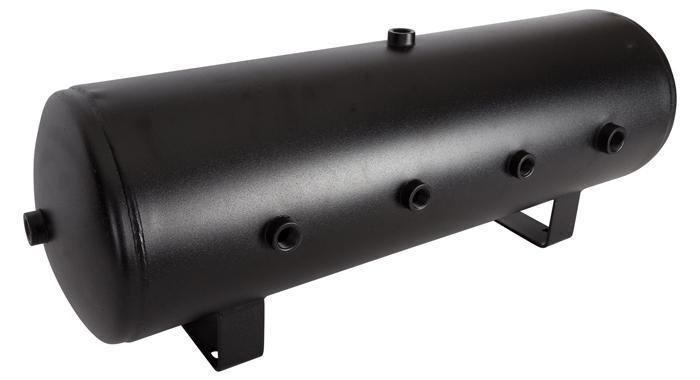 OPEN BOX 12 Gallon 8 Port Steel Air Tank HornBlasters
