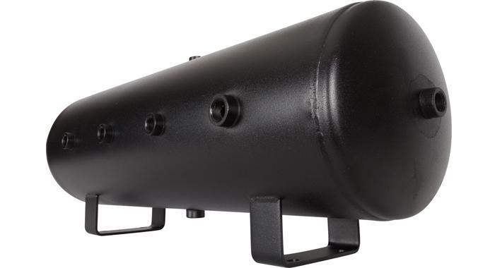 OPEN BOX 12 Gallon 8 Port Steel Air Tank HornBlasters