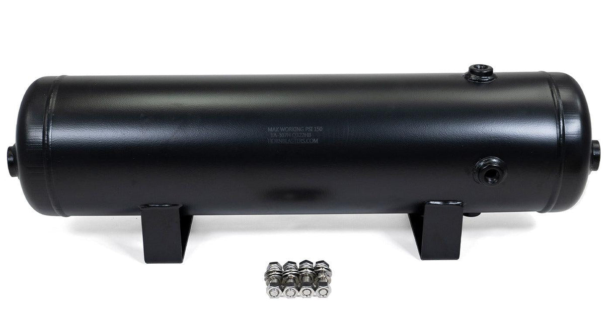 OPEN BOX 3 Gallon 7 Port Steel Air Tank HornBlasters