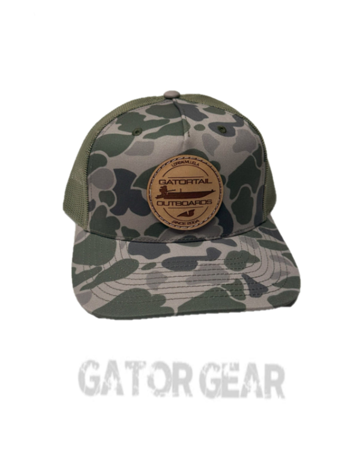 Marsh Duck/ Loden Leather Boat Patch Gatortail
