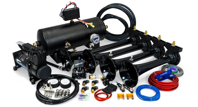 Open Box Conductor's Special 2HB Train Horn Kit HornBlasters