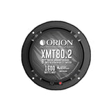 Orion XMT80.2 | 8” 400W RMS Water-Resistant Midrange Coaxial Speakers 2-Ohm (Pair) Orion