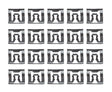 Precision Windshield Molding Clip Kit - 1980-1997 - F-series/Bronco Precision