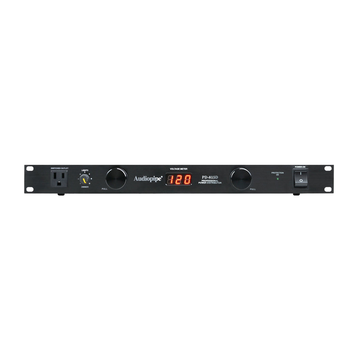 8 Rear Panel Outlets Professional Power Distributor (PD-815D) Audiopipe