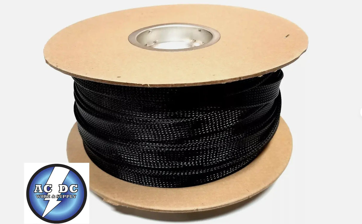 PET 1/4" Expandable Wire Cable Sleeving Sheathing Braided Loom, you choose the color and length AC/DC WIRE AND SUPPLY