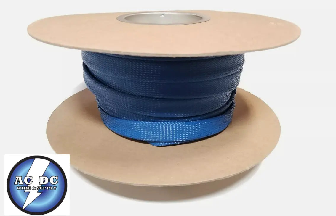 PET 1/2" Expandable Wire Cable Sleeving Sheathing Braided Loom, you choose the color and length AC/DC WIRE AND SUPPLY