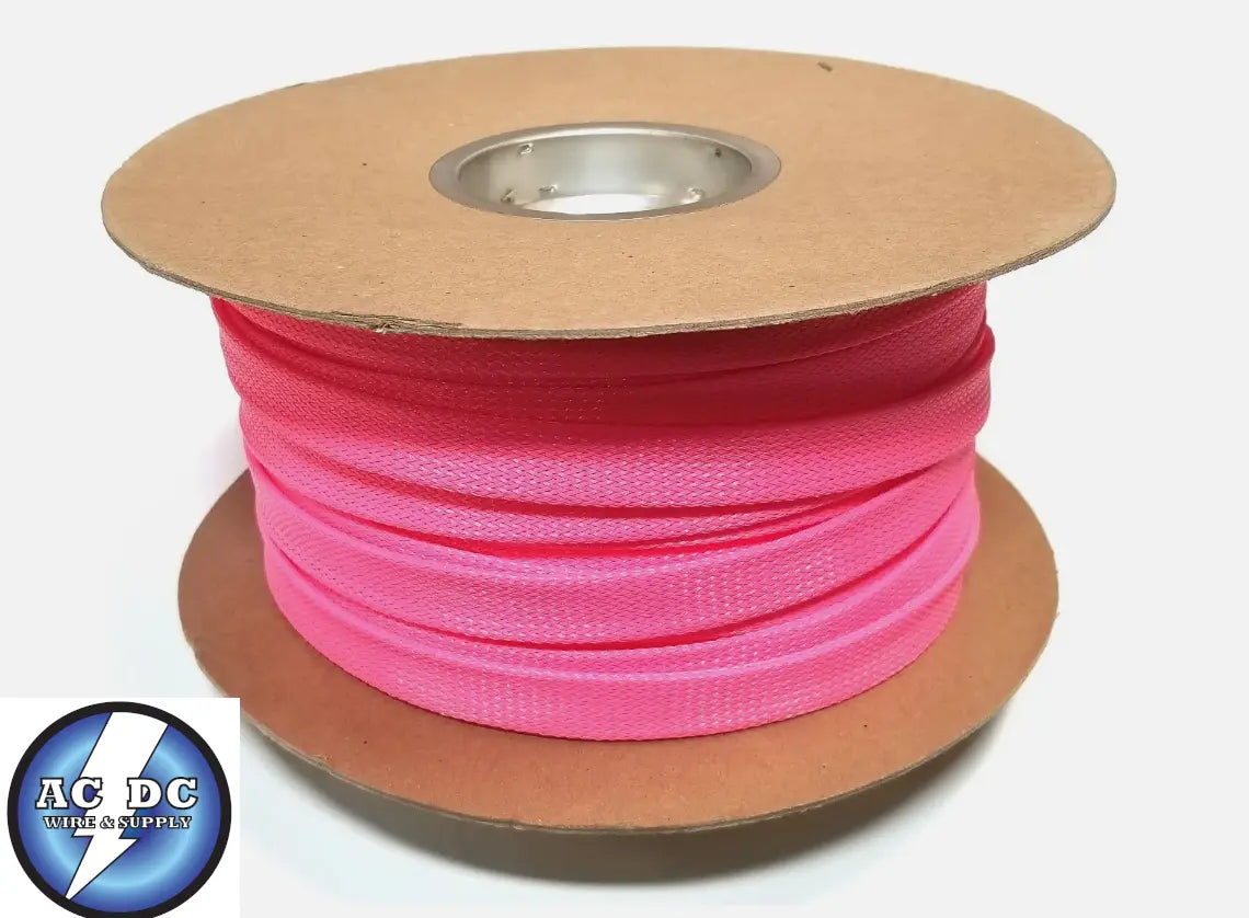 PET 1/2" Expandable Wire Cable Sleeving Sheathing Braided Loom, you choose the color and length AC/DC WIRE AND SUPPLY