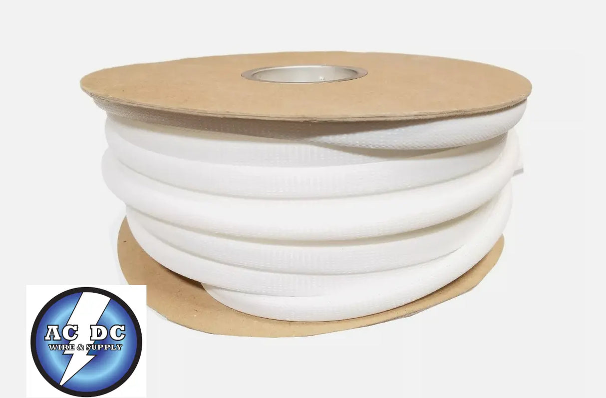 PET 1/2" Expandable Wire Cable Sleeving Sheathing Braided Loom, you choose the color and length AC/DC WIRE AND SUPPLY