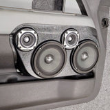 Custom Speaker Pods Dual 6.5″ and Dual 3.5″ Speaker Pods for the Front Door of a 09-14 Ford F-150 Custom Speaker Pods