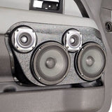 Custom Speaker Pods Dual 6.5″ and Dual 3.5″ Speaker Pods for the Front Door of a 09-14 Ford F-150 Custom Speaker Pods