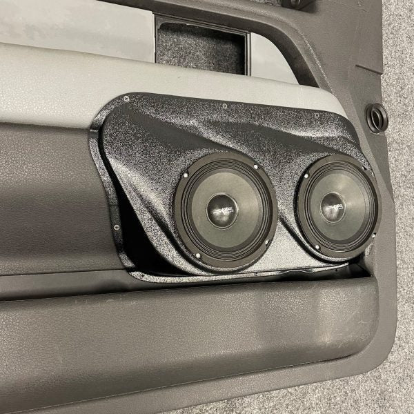 Custom Speaker Pods Dual 6.5″ Speaker Pods for the Front Door of a 09-14 Ford F-150 Custom Speaker Pods